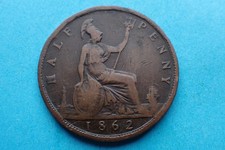 1862 Victoria Half Penny, see images.