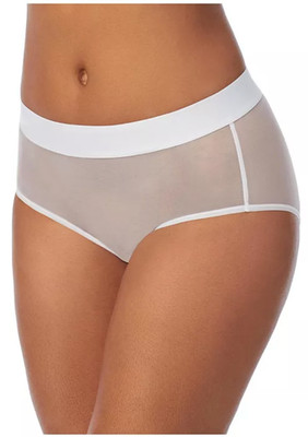 Dkny Women's Sheers Brief Underwear, DK8195 - White - Size: L