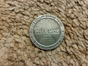 PharMor Gaming Token Reno, Nevada 1990s