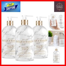 Baylis & Harding Marble Effect Hand Wash -  Friendly, 3 x 500ml Bottles 9.33 per litre