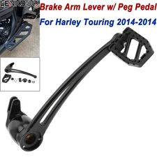 For 14-2024 Harley Road King Touring Street Electra Glide Rear Brake Pedal Lever