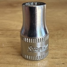 Snap On Tools 6mm Shallow Socket 14 Drive 12 Point Tmmd6 Vtg Made In Usa