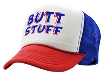 BUTT STUFF Funny Adjustable Snap Back Unisex Trucker Hat Cap