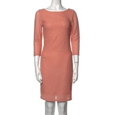 Alice + Olivia NWT Emilio Pucci Runway Pink Salmon Dress, Sz 8, MSRP $297