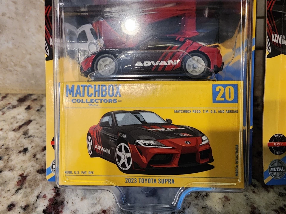 2025 Matchbox 2023 Toyota Supra ADVAN #20 Red - Collectors Series - Set of 2 - Image 2 of 4