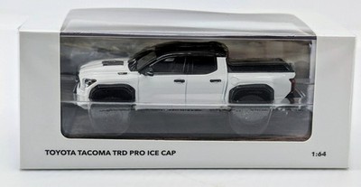 DiecastTalk Exclusive GCD 1:64 Toyota Tacoma TRD PRO (4th gen) Ice Cap White