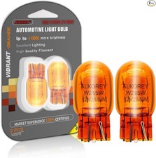 T20 W21/5W 7443 Turn Signal Bulbs, 2100K Amber 12V 21/5W Automotive Light Bulb,