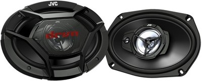 Jvc Cs-Dr6930 3-Way Coaxial Speakers 500W Max Power Wide Opening Grill Carbon