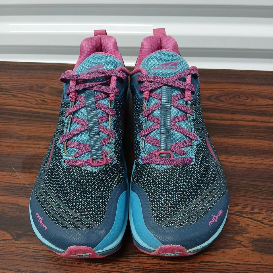 Altra Timp 1.5 Women's Size 8 Trail Running Shoes Sneakers Blue Pink NICE! - Image 2 of 4