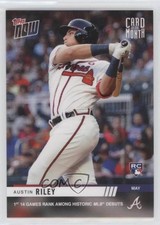 2019 Topps Now Card of the Month /1476 Austin Riley #M-MAY Rookie RC z1r. rookie card picture