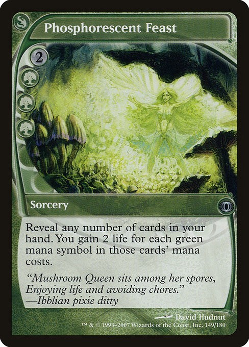 Phosphorescent Feast 2x FOIL FUT MTG Future Sight Uncommon NM+ green