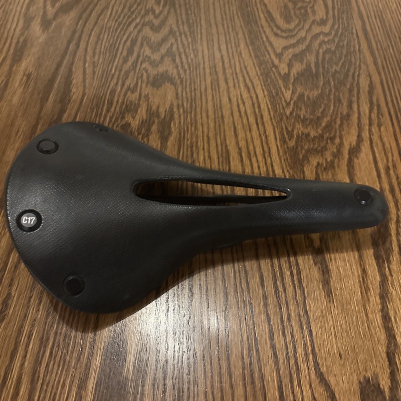 Brooks C17 Carved All Weather Saddle - Steel, Black, Men's