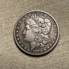 New Listing1878 7 Tail Feather Reverse of 1879 Morgan Silver Dollar-Better Grade XF QA