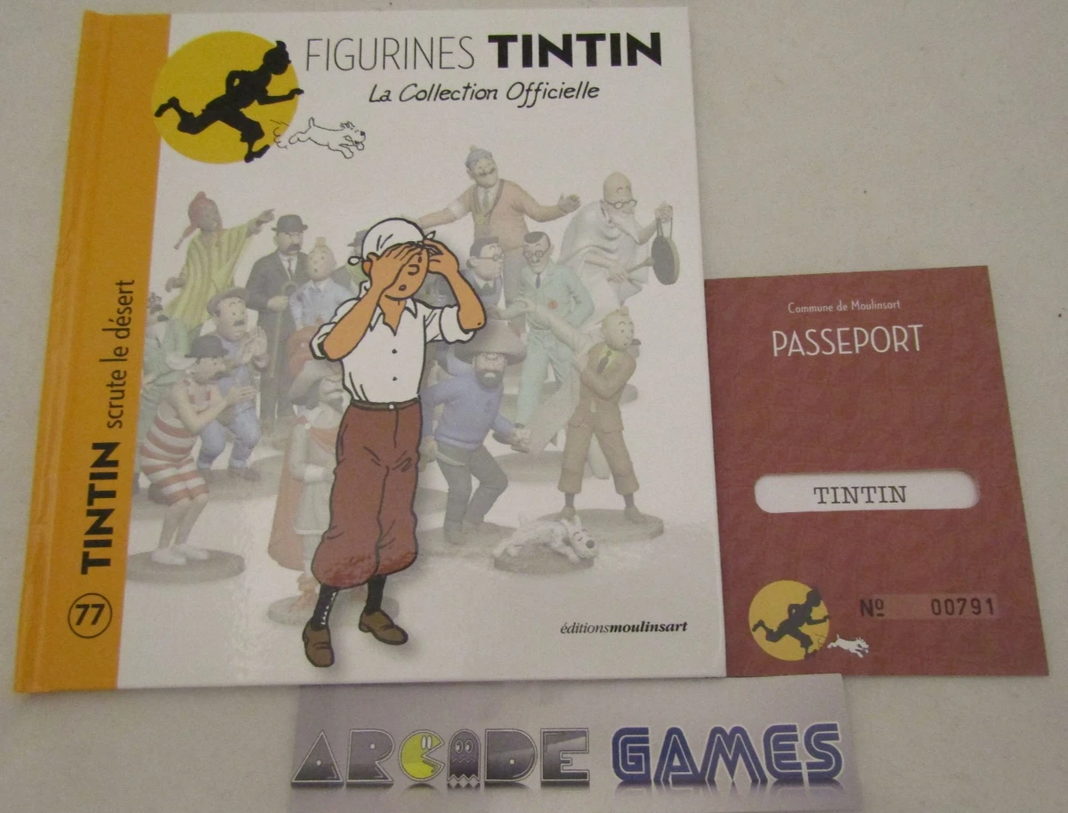 FIGURINE TINTIN COLLECTION officielle n° 5 »TINTIN EN TOGE « Certificat