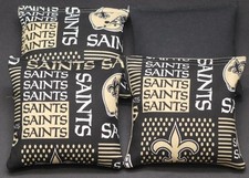 New Orleans Saints Cornhole Bags 4 ACA Regulation Bags Corn Toss Tailgate Game