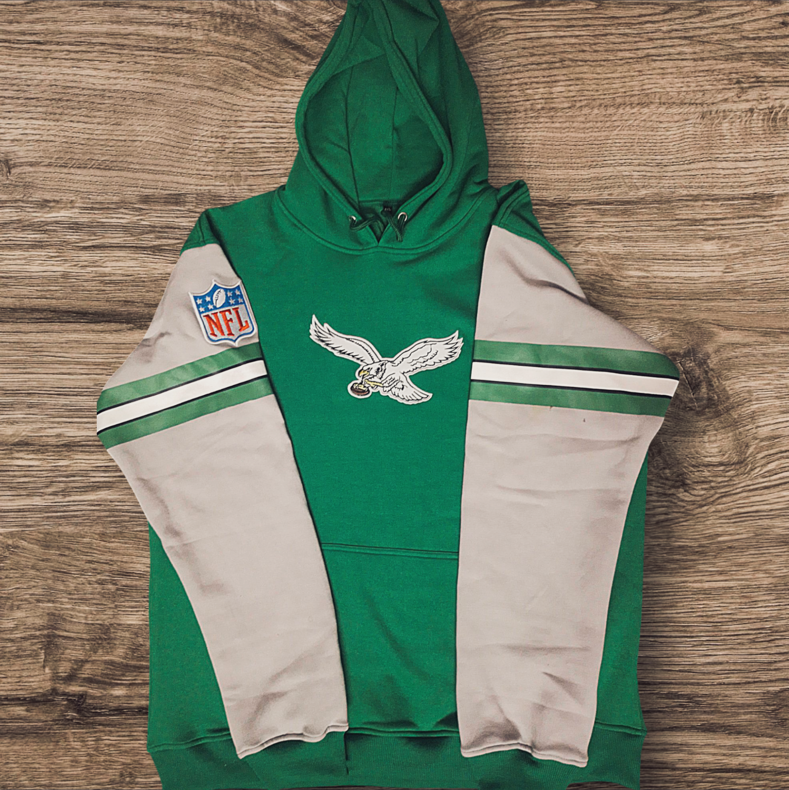 Philadelphia Eagles Kelly Green Sideline Hoodie for Men Sizes XS to 5XL
