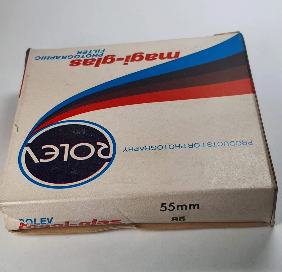 55mm 85A 85-A 85 A Color Conversion German magi Glass Lens Filter 55 mm E55 USA - Image 4 of 4