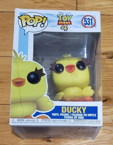 Funko POP! Disney Pixar: Toy Story 4 #531, DUCKY Vinyl Figure, NIB Box Wear