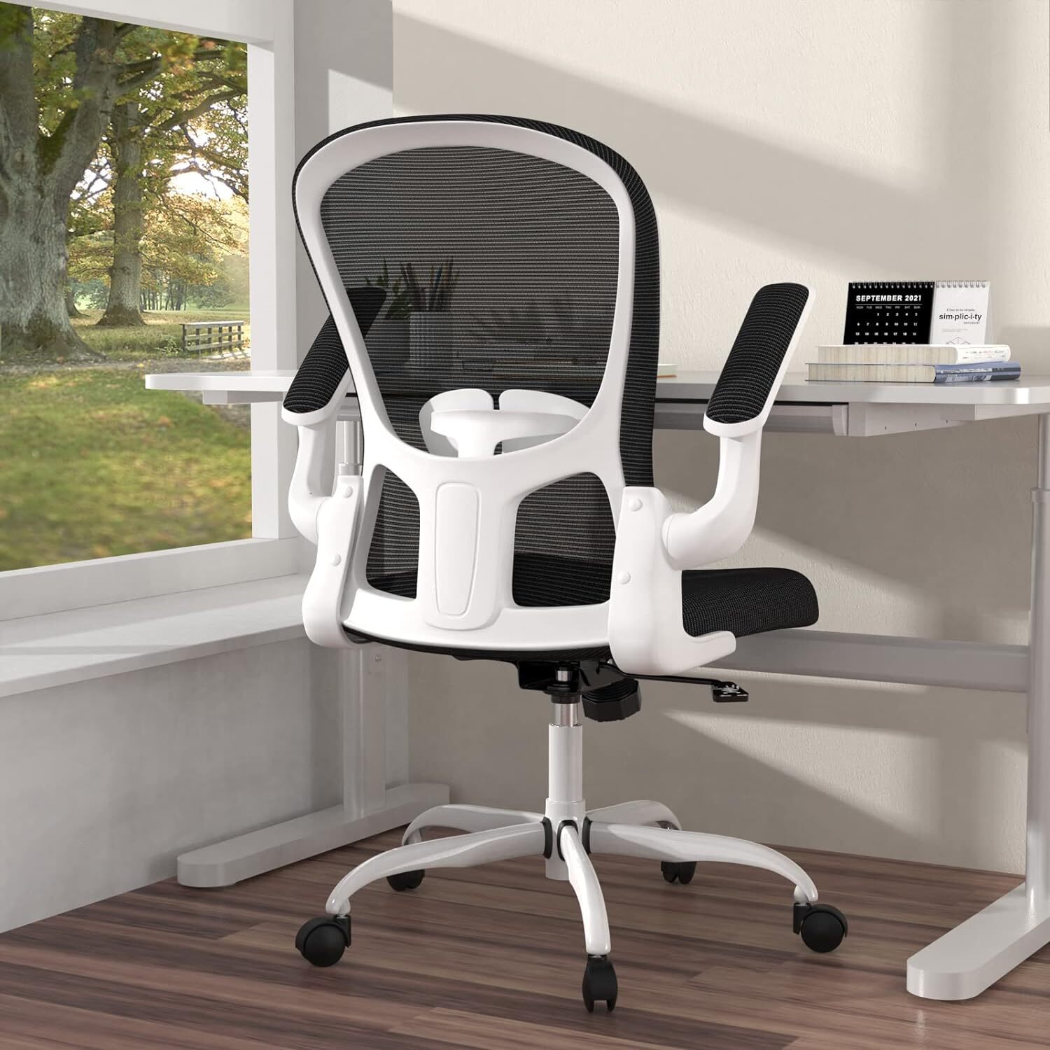 Ergonomic Office Chair, Comfort Swivel Home Office Task Chair Breathable Mesh