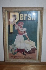 Altes Reklameschild Persil Waschmittel,um 1900,Antik,Drogerie,Krämerladen,Orig.