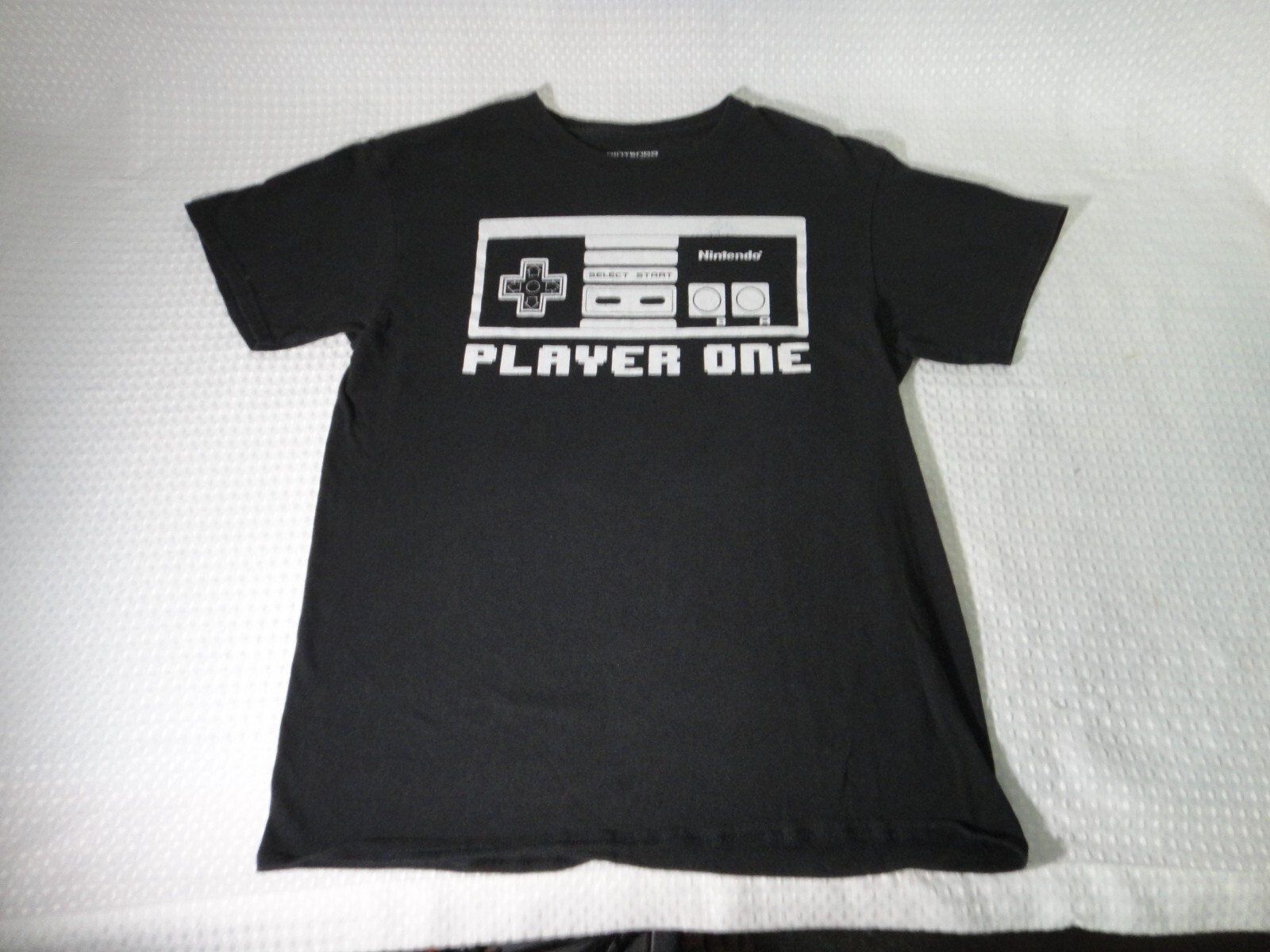 Nintendo NES Controller Player One Black Cotton T… - image 2