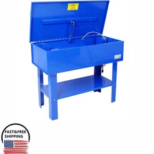 Automotive Parts Washer 40 Gallon Cabinet Electric w/Shelf Tank Heavy Duty