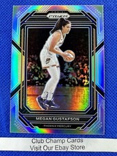 2023 #46 Megan Gustafson WNBA Panini Prizm Basketball Silver Prizm Mercury