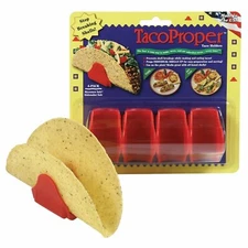 Taco Proper Hard Shell Holders - 4 Shell Stand Pack - Propers Made in the USA