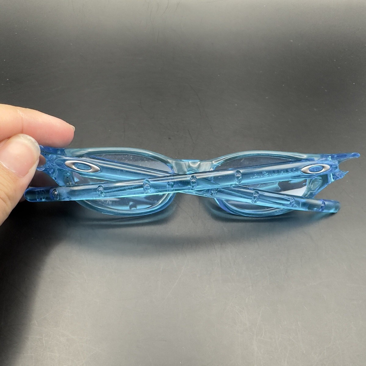 Oakley Four S Ice Blue w/Light Blue Lenses | eBay