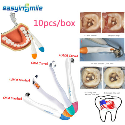 10Pc Dental Pro-matrix Bands Adjust Pro Matrix Bands Curve Size Standard 4.5/6MM