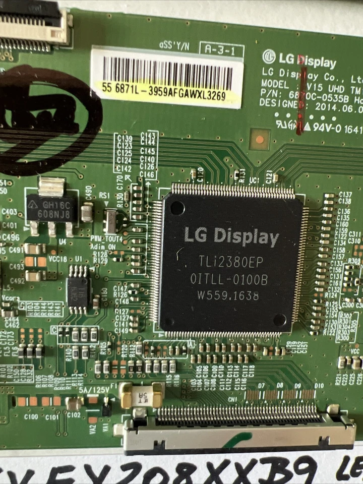Vizio OEM светодиодный драйвер/T-Con плата/Wi-Fi плата—модель D55U-D1 версия LTC7UCAR - Изображение 4 из 4