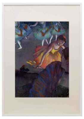 Ballet from a box view by Degas Impressionism A3 A4 Framed Print Picture