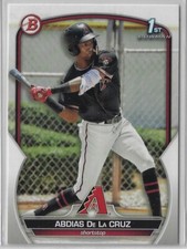 2023 Bowman - Prospects 1st Abdias De La Cruz #BP-34 (RC) Arizona Diamondbacks