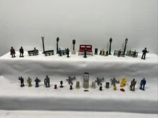 DIECAST "0" SCALE RAILROAD FIGURES PLUS OTHERS 40 PLUS FIGURES