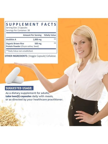 Integratore di Urolitina Capsula 1500MG 60 Capsule - Foto 2 di 6