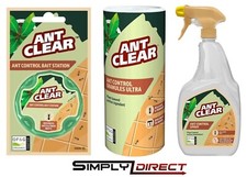 Ant Clear  Ant Stop! Killer Bait Station Ant Bait station, Granules or Spray NEW