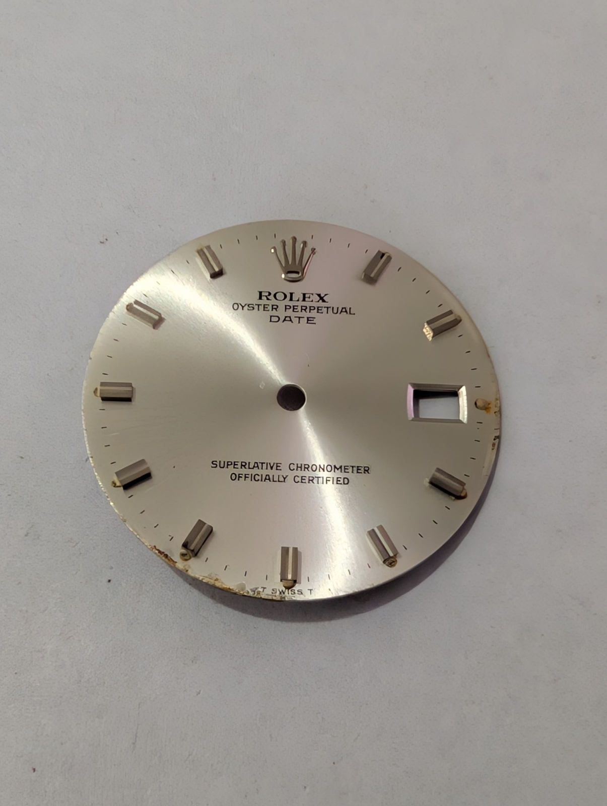 Rolex Oyster Perpetual Date 34mm Non-Quick Dial Fair Condition Ref 1500 1501