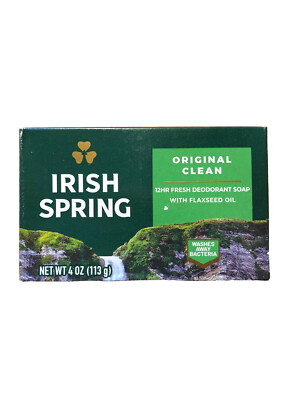 Irish Spring Bar Soap - 3 Bars - Original Clean Scent - 4oz - Deodorant ...