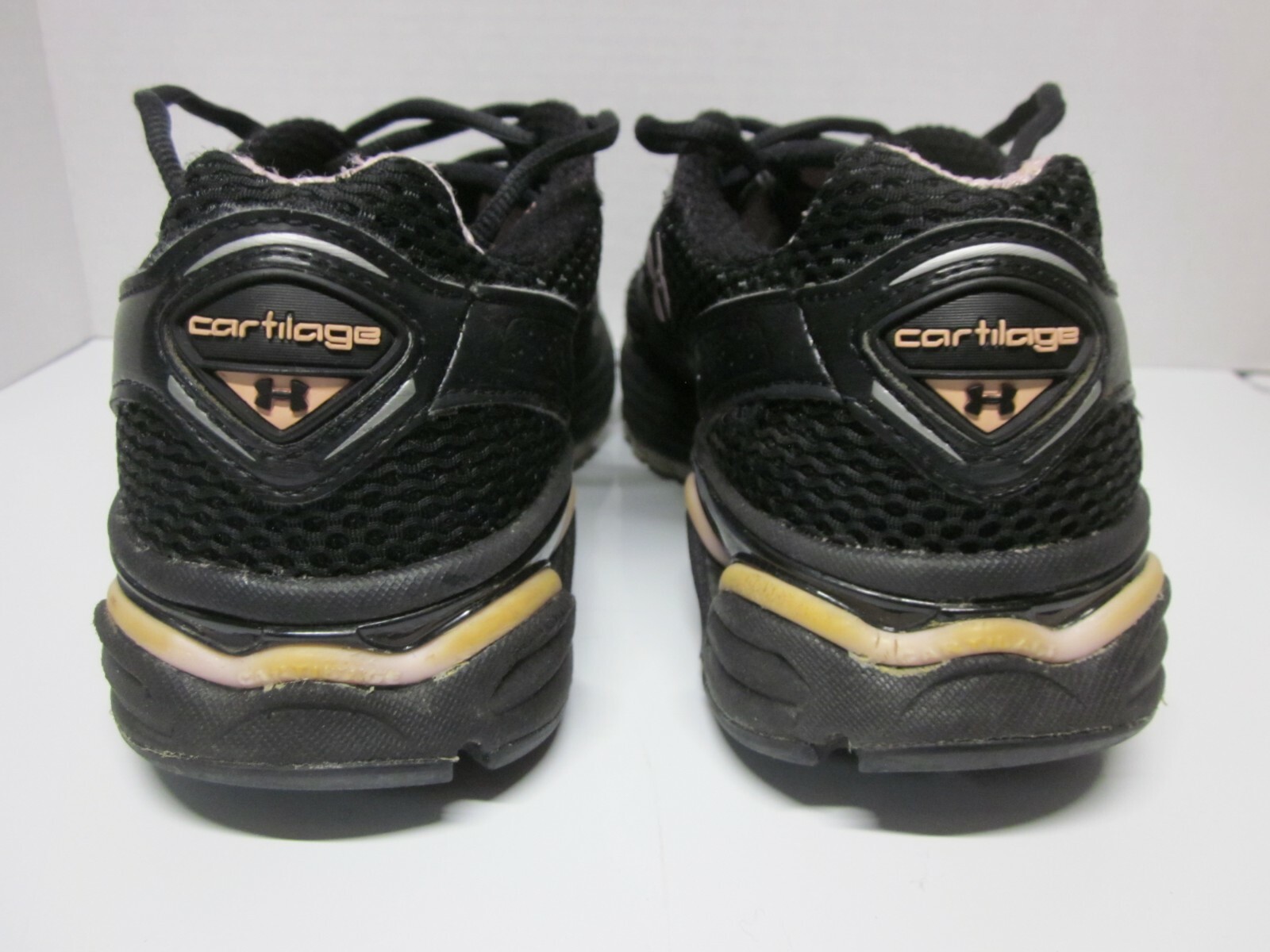 Under Armour Cartilage Bounce Athletic Shoes Sneaker Foot Sleeve Black/Pink Ws 8 eBay