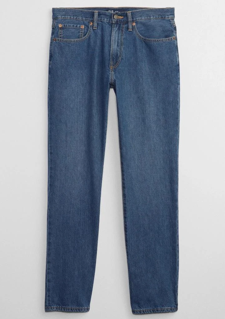 NWT Men s GAP 100 Cotton Straight Fit Medium Indigo Wash Straight Leg Jeans