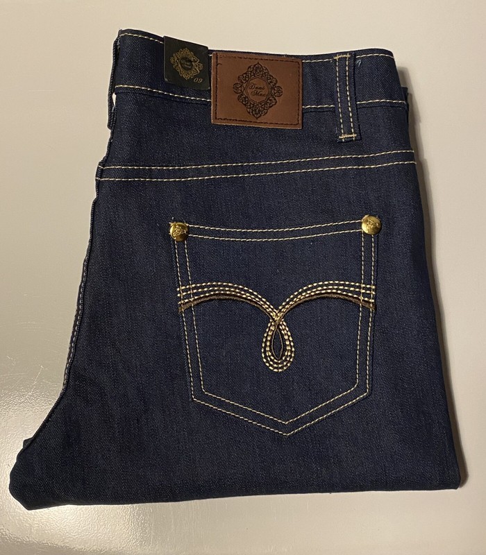 NWT Women’s Dani Max Dark Blue Stretch Skinny Straight Denim Jeans 9 Retail $150