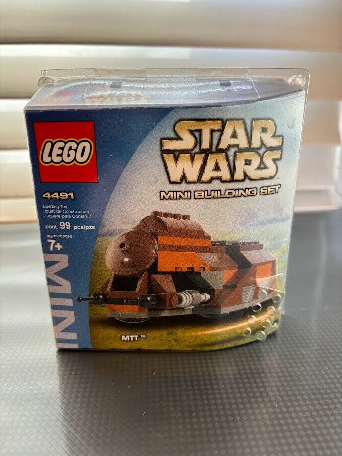 New Sealed 2004 LEGO Star Wars 4491 MTT Mini Building Set