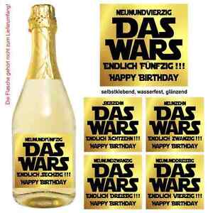 Aufkleber Sektflasche Weinflasche Geburtstag 18 30 40 50 60 Das Wars C Ebay