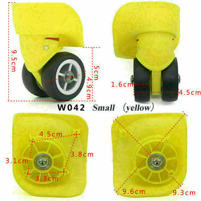 Travel Luggage Wheel Repairment 360 Rotation Caster Replacement for Suitcase