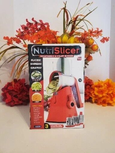 NUTRISLICER~3 - in 1 Spin & Rotating Mandoline 🥒🥕 Vegetable & Fruit Slicer~NEW