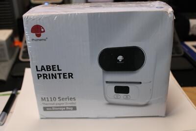 Phomemo M110 Etikettendrucker, tragbar, Bluetooth, 3 Rollen Thermopapier, Tasche