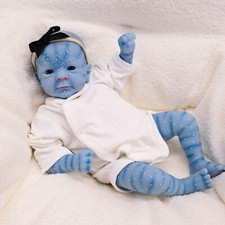 Realistic Adorable 19in Reborn Baby Dolls Cloth Body Real Life Size Avatar Gifts