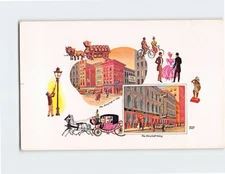 Postcard The Berghoff Restaurant in Chicago Illinois