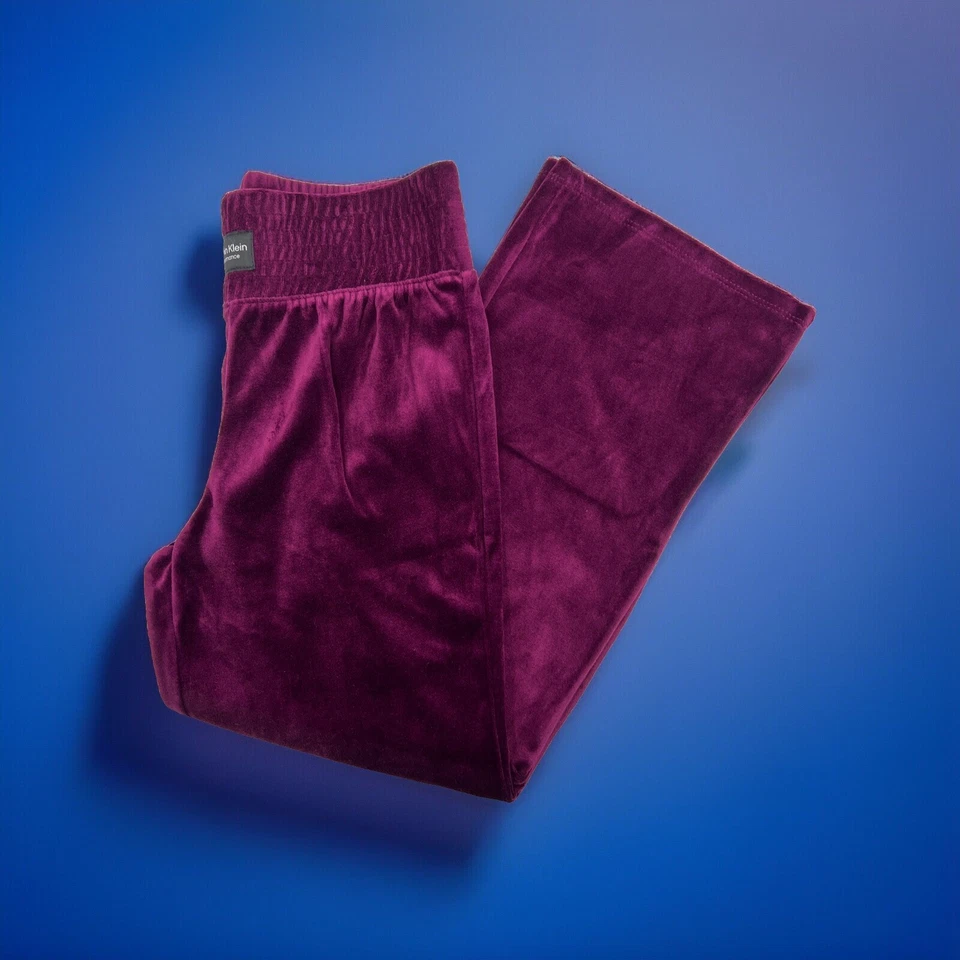 Calvin Klein Performance Girls Velour Hoodie And Pants Set, Size 7 - Image 4 of 4