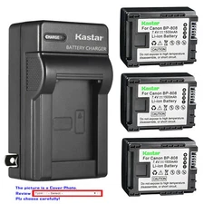 Kastar Battery Wall Charger for Canon BP-808 BP808 Battery Canon CG-800 Charger